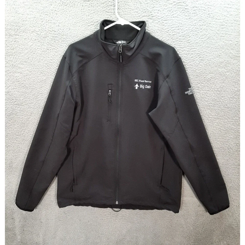 The North Face Jacket Adult‎ Large Black Windwall Workwear Outdoors Camping Mens